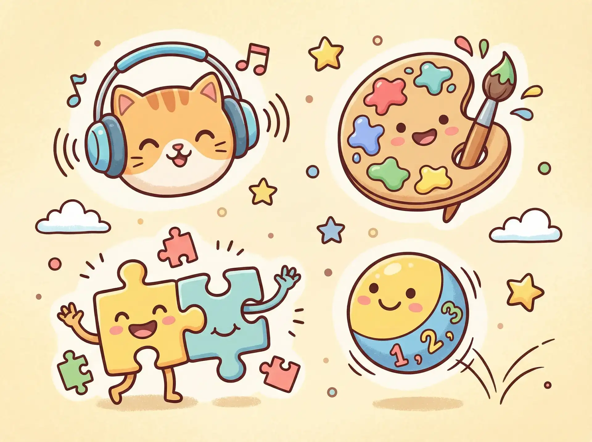 小朋友的手工作品 - 锕锕好疼APP 益智创作